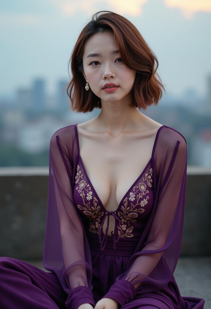 白墙与纱 海报